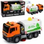 LEAN TOYS Gatvės šlavimo sunkvežimis su vandens purškimo sistema, šviesomis ir garsu
