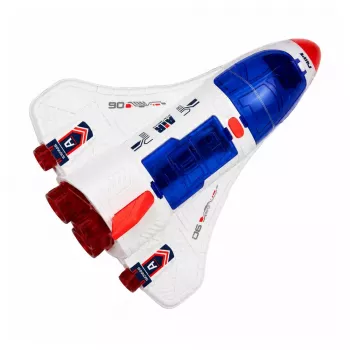 LEAN TOYS Space Shuttle UFO Research Vehicle Satellite Astronauts Set