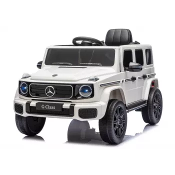 LEAN CARS Mercedes G 4x4 24V 2580 Battery-Operated Vehicle White
