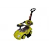 LEAN CARS Toddlers Ride On Push Along with Parent Handle Mega Car 3in1 Geltona