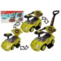 LEAN CARS Toddlers Ride On Push Along with Parent Handle Mega Car 3in1 Geltona