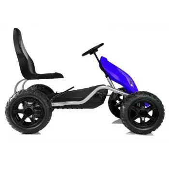 LEAN CARS Pedal Go Kart B012 Inflatable Wheels Blue