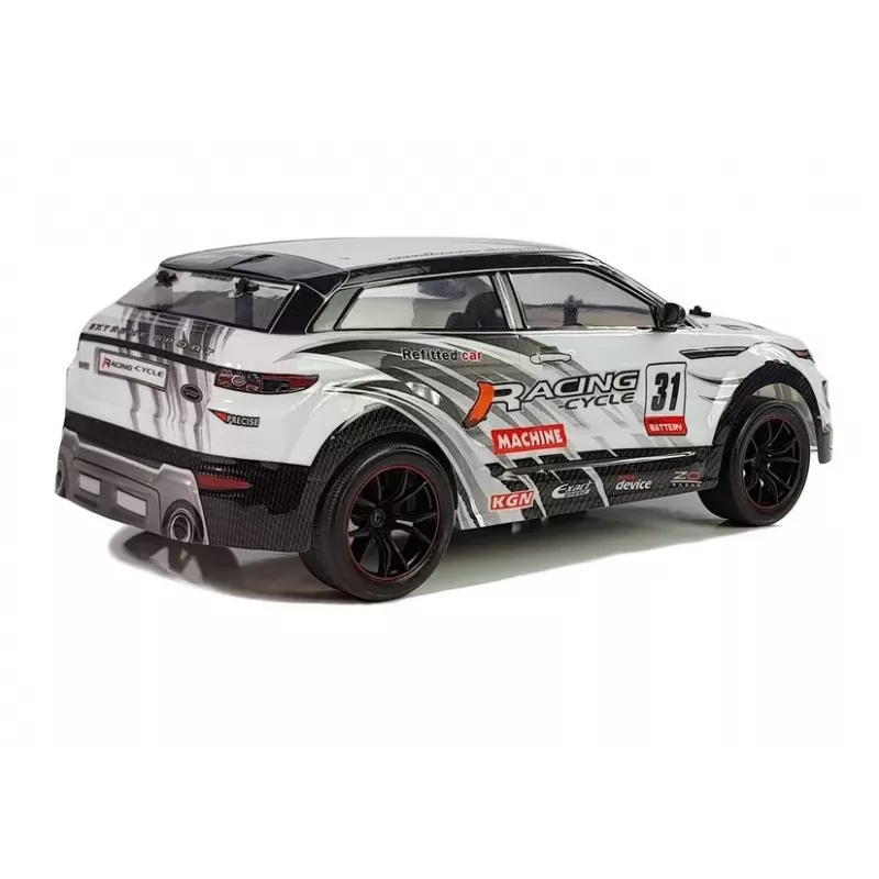LEAN TOYS RC 1:10 White Racing Sports Rally Car