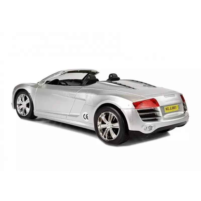 LEAN TOYS Automobilio Modelis Kabrioletas Sidabrinis 1:18