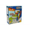 LEAN TOYS Vaikų krepšinio komplektas su taškais – elektroninis švieslentė, reguliuojamas aukštis