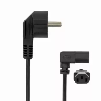 SBOX POWER-KUTNI maitinimo kabelis PC, Schuko – IEC C13, 2 m, juodas
