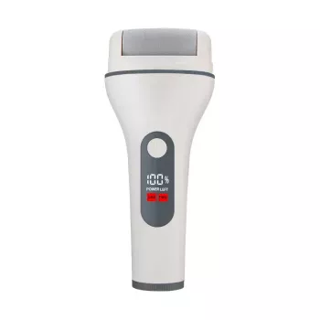 Ray Battler RB 0018 Callus Remover - elektrinė nuospaudų šalinimo dildė, įkraunama, su 3 volų antgaliais, IPX7 vandeniui atspari, šlapiam ir sausam naudojimui