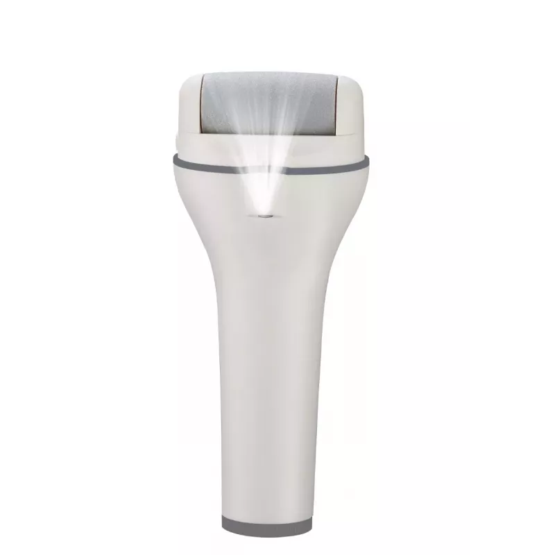 Ray Battler RB 0018 Callus Remover - elektrinė nuospaudų šalinimo dildė, įkraunama, su 3 volų antgaliais, IPX7 vandeniui atspari, šlapiam ir sausam naudojimui
