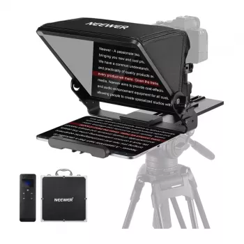 NEEWER X12 II Laikiklis Planšetei ant Trikojo – CNC Aliuminis, 7.9 inch-12.9 inch Gnybtas, Arca-Swiss Plokštė, Cold Shoe, 360° Sukimas, Juodas