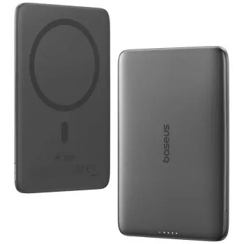 Baseus PicoGo AM41 Ultra-Slim Magnetic 5000 mAh 20W Power Bank Black