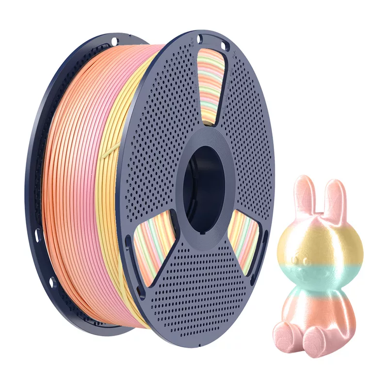 SUNLU PLA+ Silk Filament (Rainbow) 05 1.75 mm 1 kg