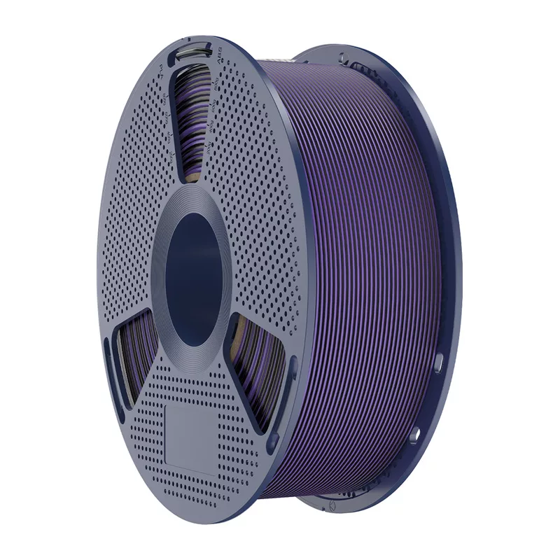 SUNLU PLA+ Silk Dual Color Filament (Black and Purple) 1.75mm 1kg