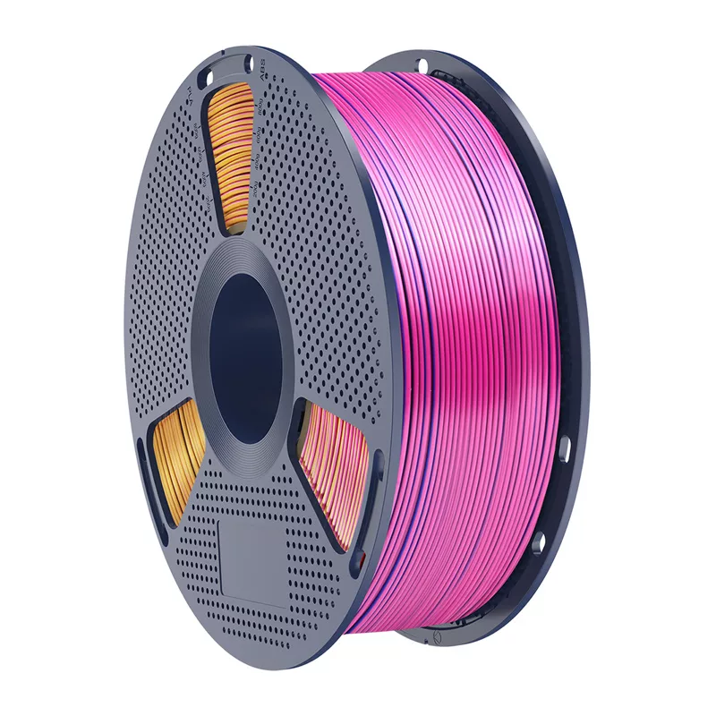 SUNLU PLA+ Silk Tri-Color Filament 1.75 mm 1 kg Red Yellow Blue