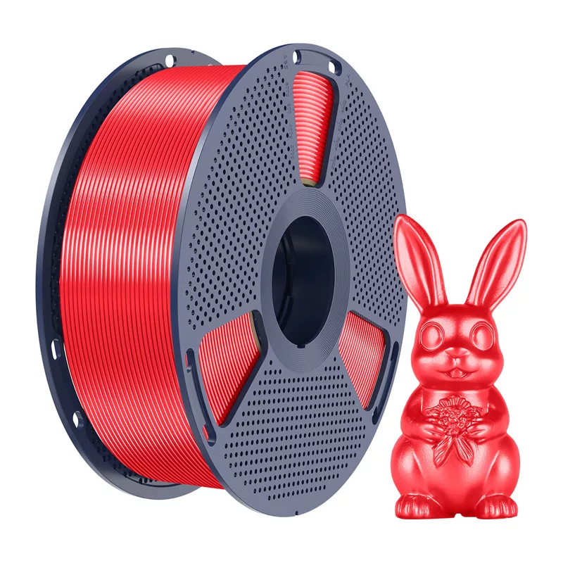 SUNLU PLA+ Silk Filament 1,75 mm Raudona 1 kg