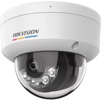 Hikvision DS-2CD1147G3-LIU(2.8mm) 4MP IP kamera su įmontuotu mikrofonu, 2.8mm fiksuotu objektyvu, IR ir balta šviesa, IP67, IK10
