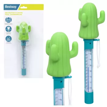 Bestway 58763 Plūduriuojantis termometras sūkurinėms vonioms ir baseinams, kaktuso žalias
