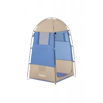 Bestway paplūdimio persirengimo palapinė 110 x 110 x 190 cm mėlyna ir pilka
