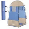 Bestway paplūdimio persirengimo palapinė 110 x 110 x 190 cm mėlyna ir pilka