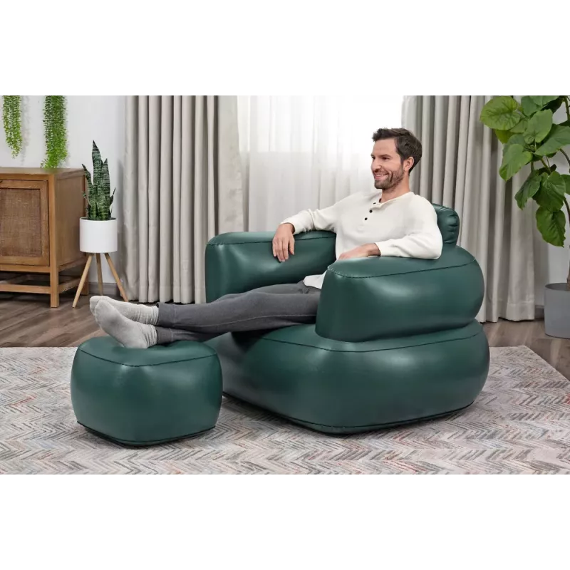 Bestway Inflatable Dark Grey Lounge Chair 75137