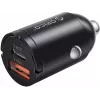 ORICO MR-30-2C-BK-EP 30W Dvigubas USB-C automobilinis įkroviklis, juodas