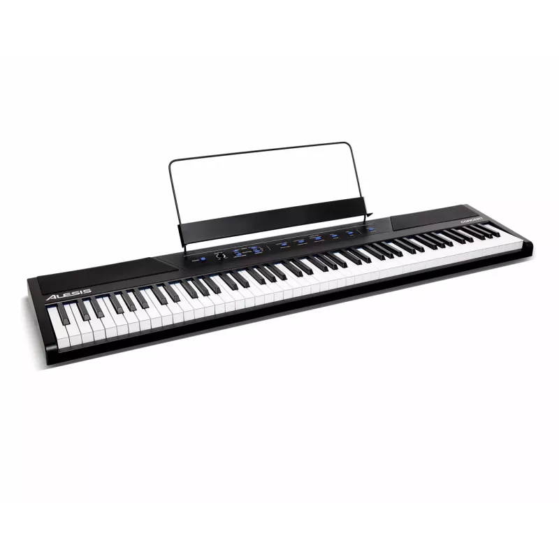 Alesis Concert – 88 klavišų skaitmeninis pianinas su pilno dydžio pusiau svertiniais klavišais
