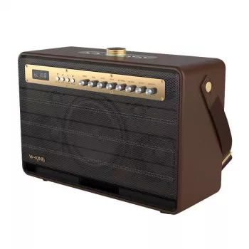 W-KING K6L 120W nešiojamas „Bluetooth“ garsiakalbis, ruda spalva