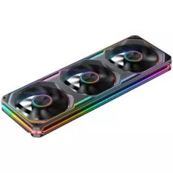 Jonsbo XA-360 360mm All-in-One Liquid CPU Cooler, PWM, ARGB, Black