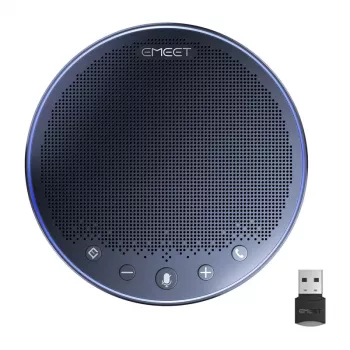 EMEET OfficeCore M3 konferencinis garsiakalbis - 8 mikrofonų masyvas, AI triukšmo slopinimas, Bluetooth 5.1, USB-C, 18h baterija