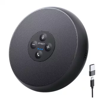 EMEET OfficeCore M1A konferencinis garsiakalbis – USB-C & Bluetooth 5.0, AI triukšmo slopinimas, 360° garso fiksavimas