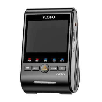 VIOFO A329S-1CH 4K vaizdo registratorius su Sony STARVIS 2 IMX678, Wi-Fi, GPS, superkondensatoriumi