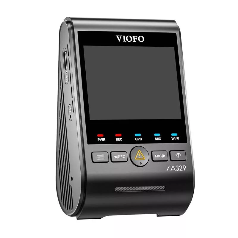 VIOFO A329S-1CH 4K vaizdo registratorius su Sony STARVIS 2 IMX678, Wi-Fi, GPS, superkondensatoriumi