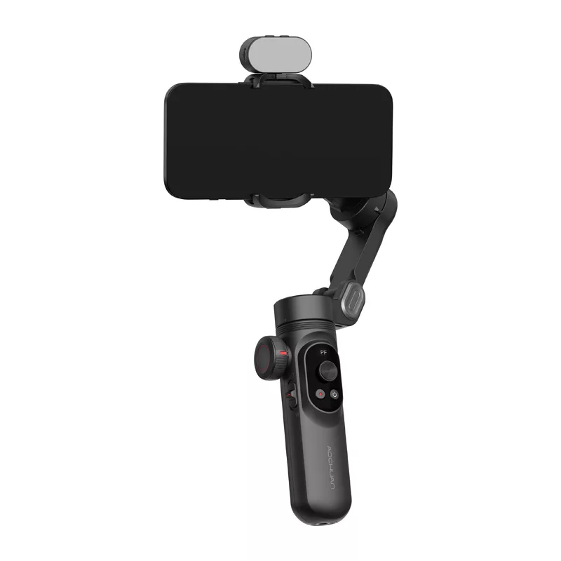 AOCHUAN X Pro 3 ašių gimbal su RGB apšvietimu (juodas)