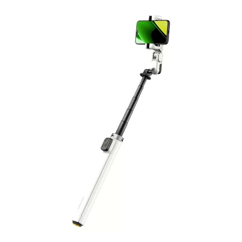 AOCHUAN M3 Pro 3 ašių gimbal su RGB apšvietimu (baltas)