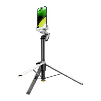AOCHUAN M3 Pro 3 ašių gimbal su RGB apšvietimu (baltas)