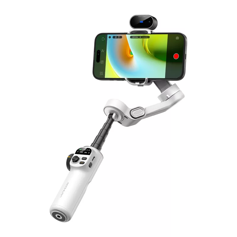 AOCHUAN X2 gimbal su AI jutikliu (balta)