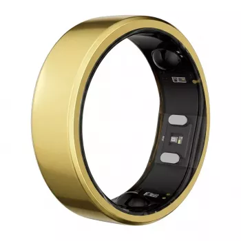 RingConn Smart Ring Gen2 King Gold Size 12 – Sveikatos ir kūno rengybos stebėjimo žiedas su širdies ritmo monitoriumi
