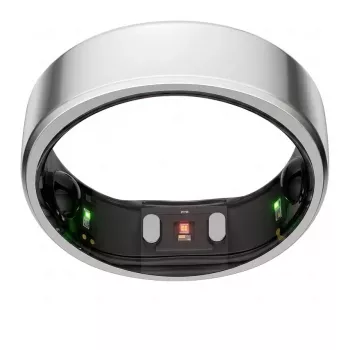 RingConn Smart Ring Gen2 – Sidabrinis, 12 dydis, sveikatos ir kūno rengybos stebėjimo žiedas