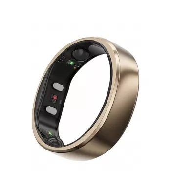 RingConn Smart Ring Gen2 Air Dune Gold dydžio 13 – sveikatos ir kūno rengybos stebėjimo žiedas