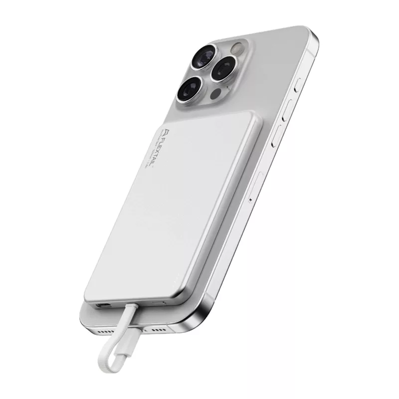 Flextail Zero Power Metal 5000 mAh nešiojamas įkroviklis, Silver