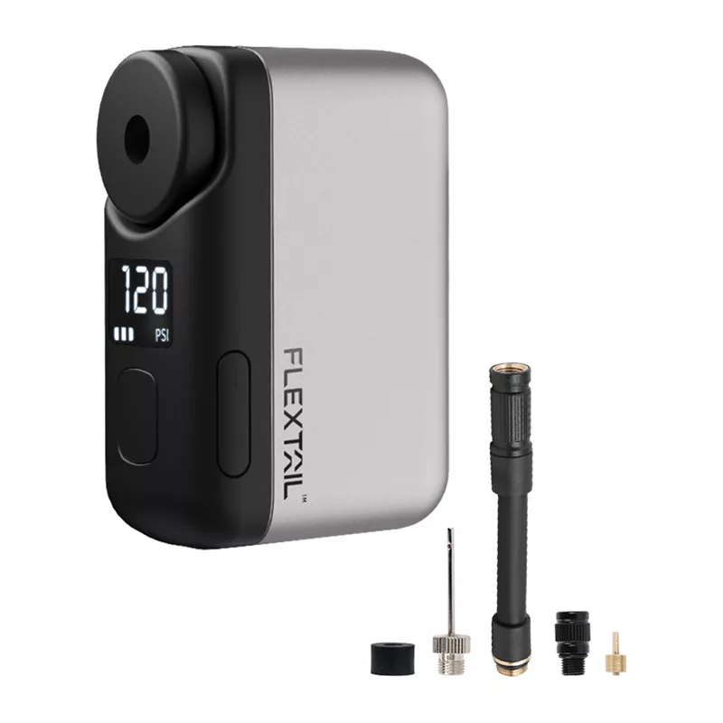 Flextail Tiny Bike Pump Pro nešiojamasis dviračių siurblys (pilka spalva)
