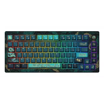 AKKO MOD007V3 HE 75% Wired Mechanical Keyboard su Hall Effect jungikliais, CNC aliuminio korpusu, PBT ASA klavišais, RGB, juoda