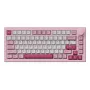 AKKO 5075 V3 Mechaninė klaviatūra 75% 82 klavišų Daugiarėžimė Belaidė/Bluetooth/USB-C Karštai Keičiama PBT ASA RGB Gasket Mount Juoda & Cyan
