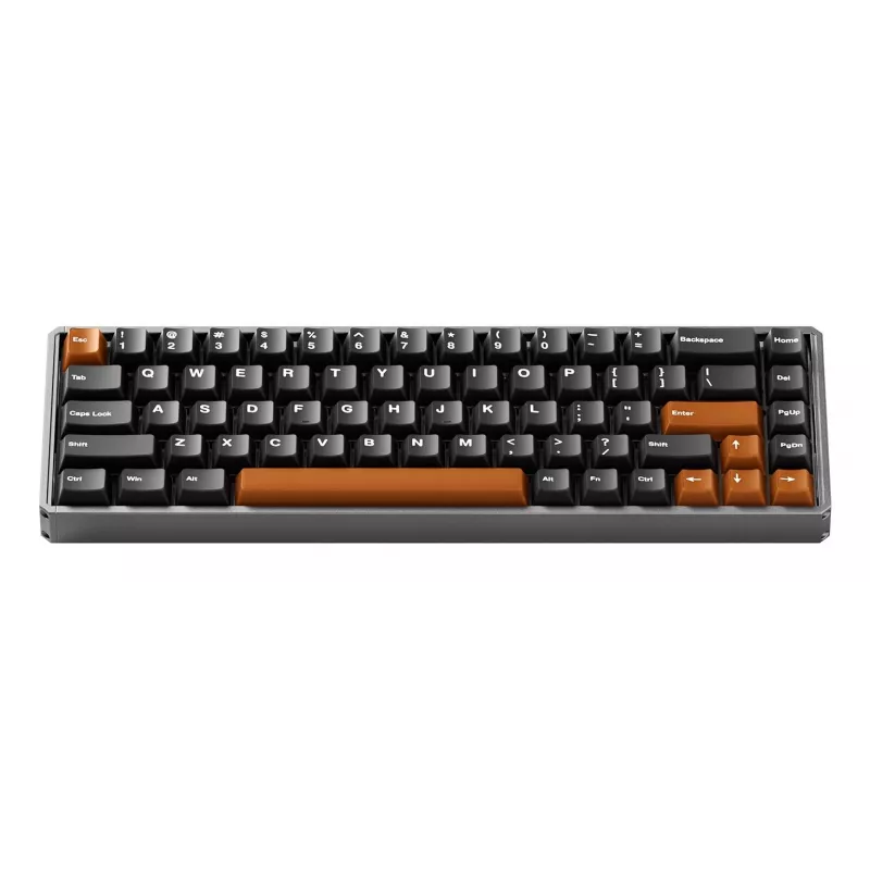 AKKO MOD68-HE belaidė 65% Hall Effect mechaninė klaviatūra - juoda