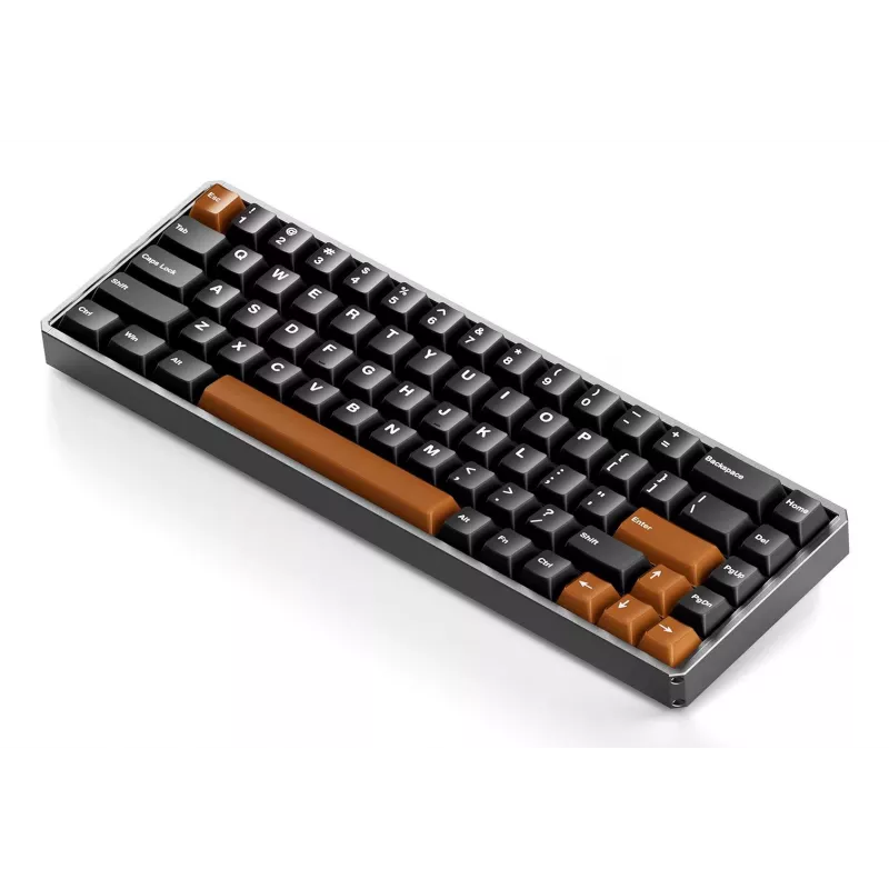 AKKO MOD68-HE belaidė 65% Hall Effect mechaninė klaviatūra - juoda