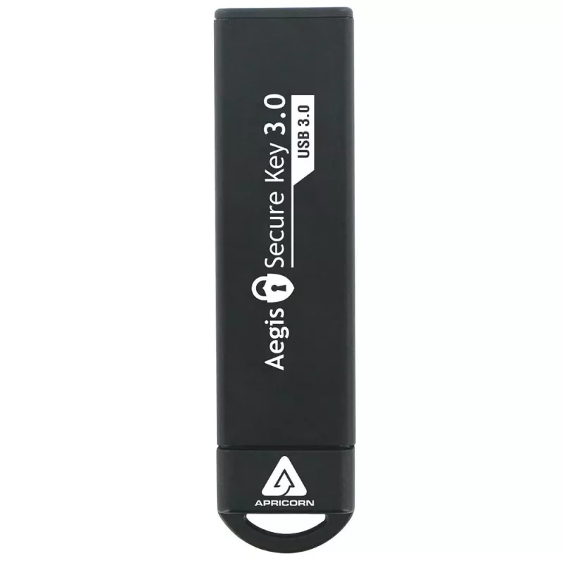 Apricorn Aegis Secure Key 3.0 60GB USB 3.0 atmintukas, aparatinės įrangos šifravimas, FIPS 140-2 Level 3