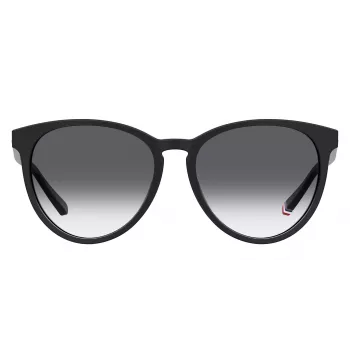 TOMMY HILFIGER Moteriški Akiniai Nuo Saulės TH1724S8079O - Juodas Rėmas, Pilki Lęšiai, 56mm