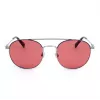LEVI'S LV-1013-S-010 unisex akiniai su stačiakampiu rėmeliu - juodas rėmas, pilki lęšiai, 54 mm