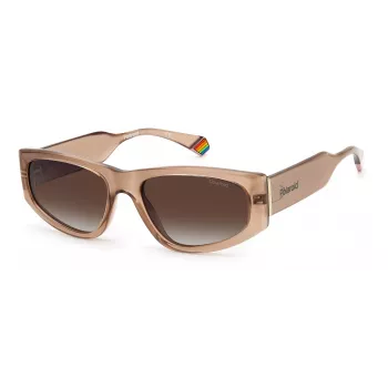 POLAROID PLD6169S10A Unisex Akiniai - Juodas Rėmas, Pilki Lęšiai 55mm