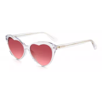KATE SPADE moteriški akiniai nuo saulės Velma-S-900 – juodas rėmelis, pilki gradientiniai lęšiai, 57/16/140 mm
