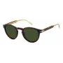 DAVID BECKHAM DB-1111-S-086 Unisex akiniai nuo saulės Havana Tortoise acetatinis rėmelis pilki polikarbonatiniai lęšiai 52mm